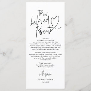 Inställning av tackkort för Modern calligraphy Stä Program