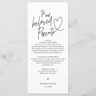 Inställning av tackkort för Modern calligraphy Stä Program