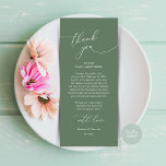 Inställning av tackkort för Romantic Bröllop Ställ Program<br><div class="desc">Vi presenterar perfekten som avslutar beröring till din bröllopsmottagning - våra Ställe-kort från elegant bröllop, med korttiteln "Tack!" ! Designat för att uttrycka er uppriktiga uppskattning för varje gästs närvaro på din speciella dag, är dessa kort det perfekta sättet att göra din middag i bord en personlig beröring. Dessa kort...</div>