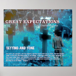 Inställning av Underbara förväntningar och ton Poster