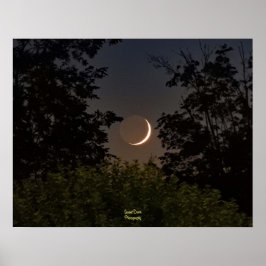 Inställning för Crescent Måne Poster