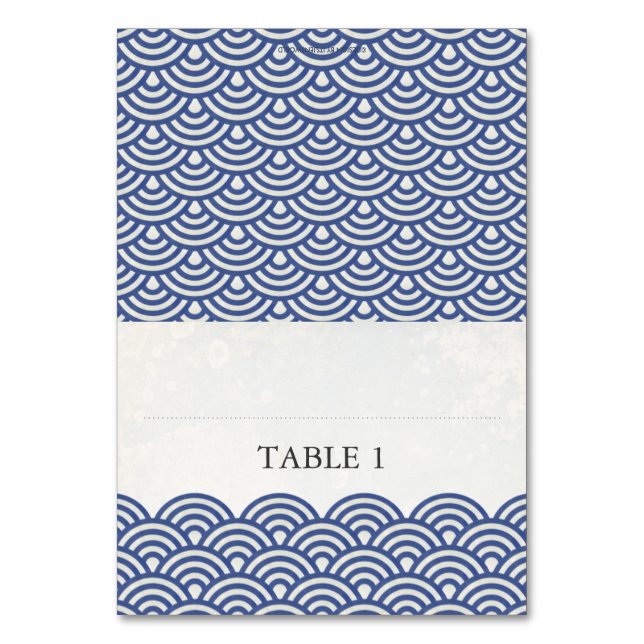 Inställning för japanska sejgaiha-mappbara platsko bordsnummer (Framsidan)