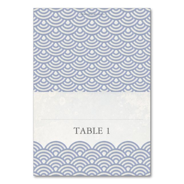 Inställning för japanska sejgaiha-mappbara platsko bordsnummer (Framsidan)