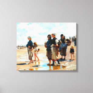 Inställning i fisken av John Singer Sargent Canvastryck