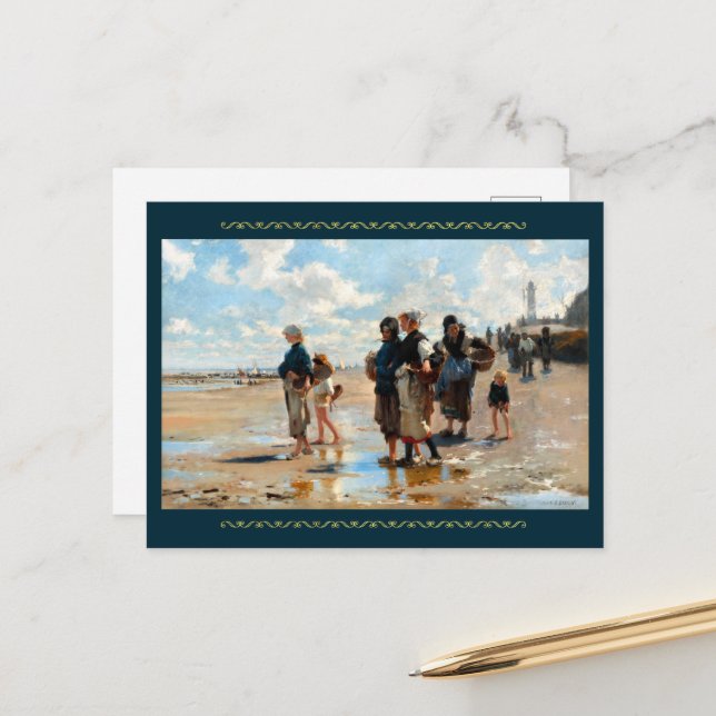 Inställning i fisken av John Singer Sargent Vykort (Fram/Back In Situ)