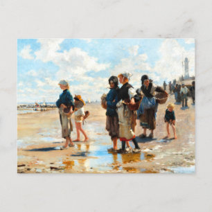 Inställning i fisken av John Singer Sargent Vykort