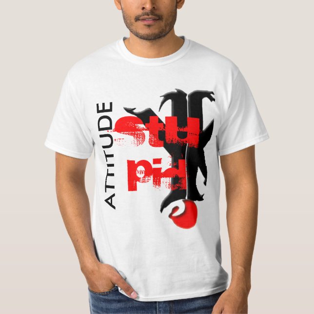 INSTÄLLNING SOM ÄR DUM T-SHIRT (Framsida)