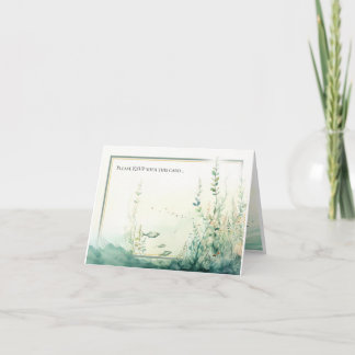 Inställningar för OSA av vattenfärg i kustnära Sjö Anteckningskort