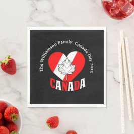 Inställningar för Party i Kanada anpassar Namn år Pappersservett