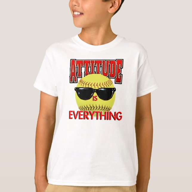 Inställningen är Allt-Softballet Tee Shirt (Framsida)