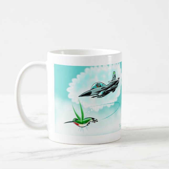 inställningen är allt stingers kaffemugg (Vänster)