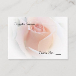 Inställningskortet bröllop Ställe Peach Rosa Rosen Placeringskort