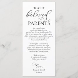 Inställningskortet för Tack vid middagstid Ställe Program