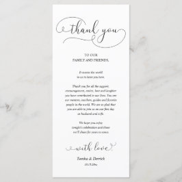 Inställningskortet för Tack vid middagstid Ställe Program