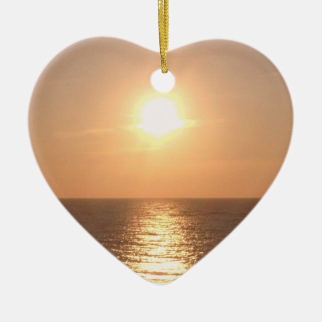 Inställningssol Julgransprydnad Keramik (Framsidan)