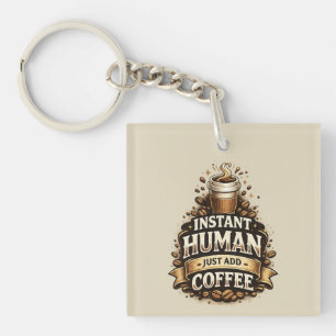 Instant människa, bara tillsätt kaffe – rolig kaff