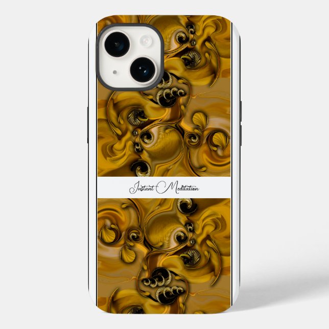 "Instant Meditation", Apple iPhone 14 Fodral (Baksida)