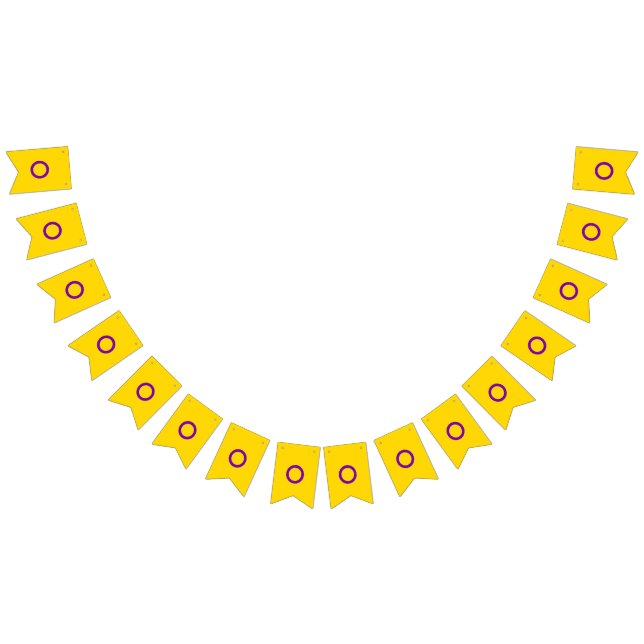 Instersex Flag Vimplar (Alla)