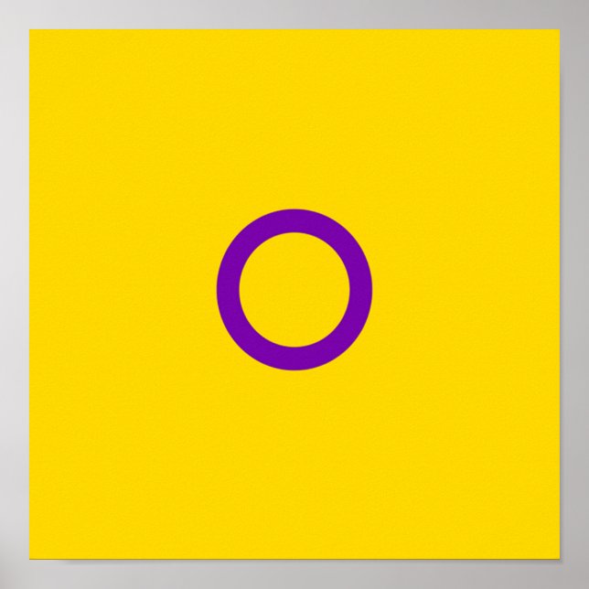 Instersex Flagga Poster (Framsidan)