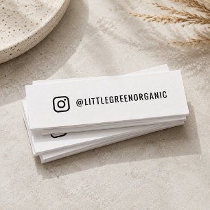 Instgram Affärskort Anpassad IG Handtagskort Mini Visitkort