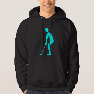 Instickning - cyan hoodie