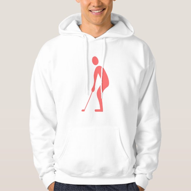 Instickning - Tropisk Rosa Hoodie (Framsida)