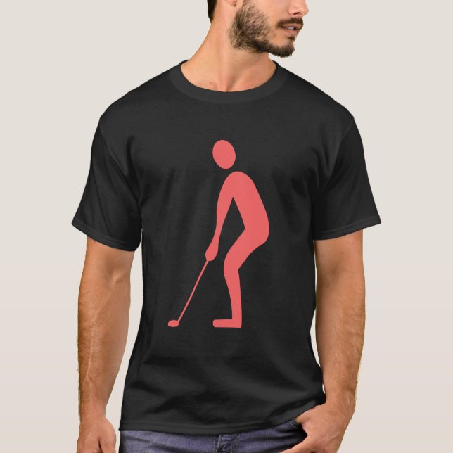 Instickning - Tropisk Rosa T Shirt (Framsida)