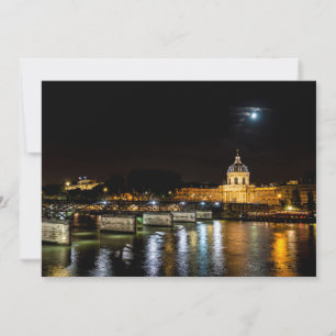 Institut de Frankrike and Pont des Arts - Paris Inbjudningar