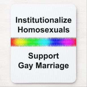 Institutionalisera homosexuella...stödja gatumamil musmatta