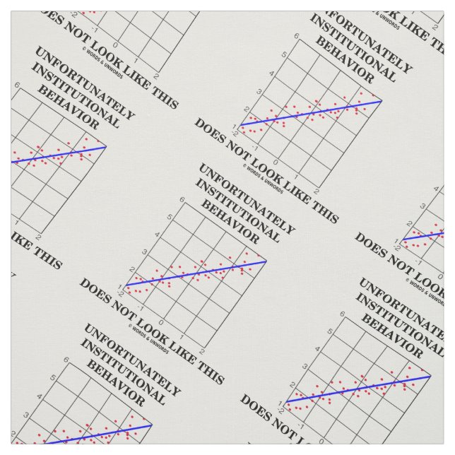 Institutionellt beteende ser inte ut så här tyg (Provkarta)