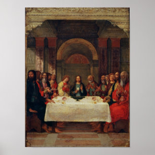 Institutionen av eucharisten, c.1490 poster
