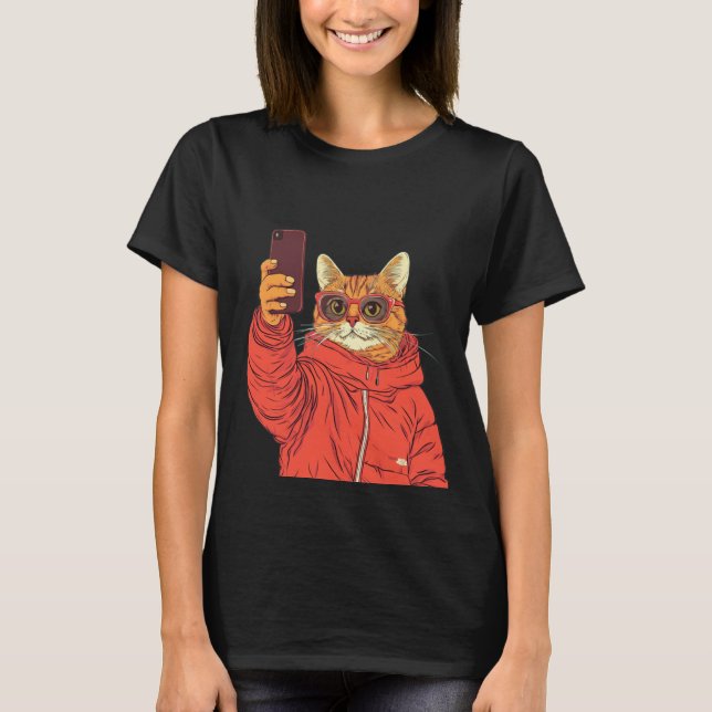 Instragram Cat T Shirt (Framsida)