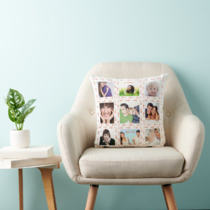 Instragram Modern stiliserad pilar dina foton Kudde