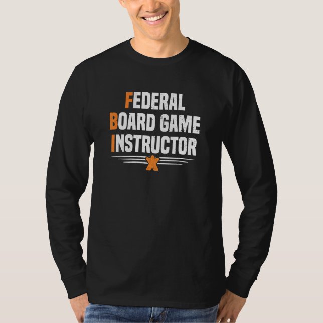 Instructor board game board gamer board games t shirt (Framsida)