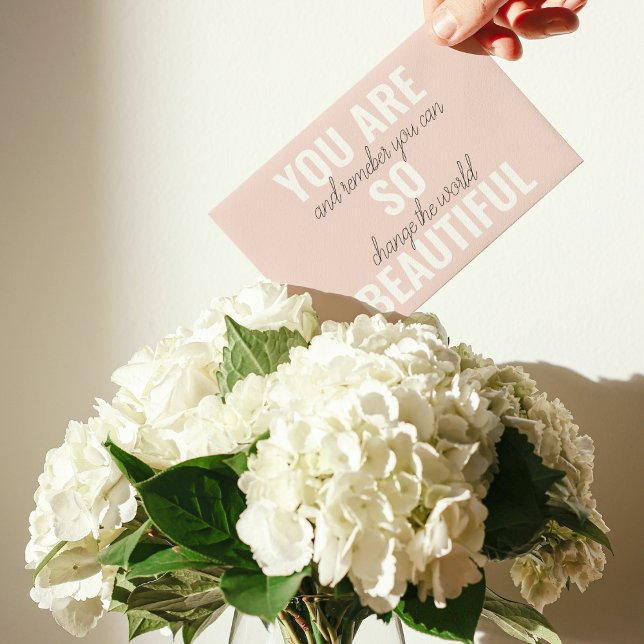 Instruktion att du är en så vacker positiv citat (Skapare uppladdad)