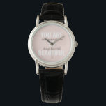 Instruktion att du är en så vacker positiv citat armbandsur<br><div class="desc">Instruktion att du är en så vacker positiv citat</div>