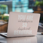 Instruktion att du är en så vacker positiv citat HP laptopskin<br><div class="desc">Instruktion att du är en så vacker positiv citat</div>