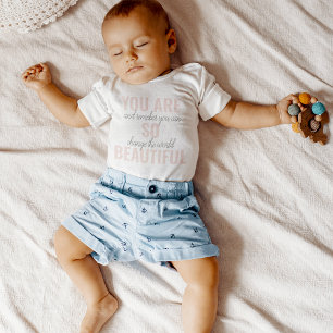 Instruktion att du är en så vacker positiv citat t shirt