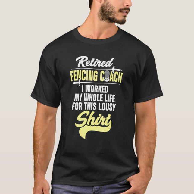 Instruktion för Fencer Player-teamet för Fencer Co T Shirt (Framsida)