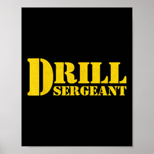 Instruktion för inspektör Uniform Military Boot Ca Poster