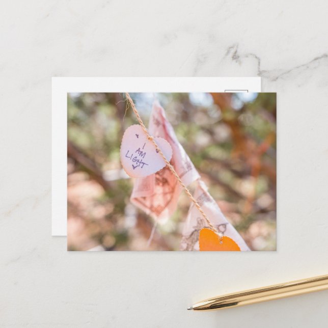 Instruktionell bekräftelse vykort (Fram/Back In Situ)