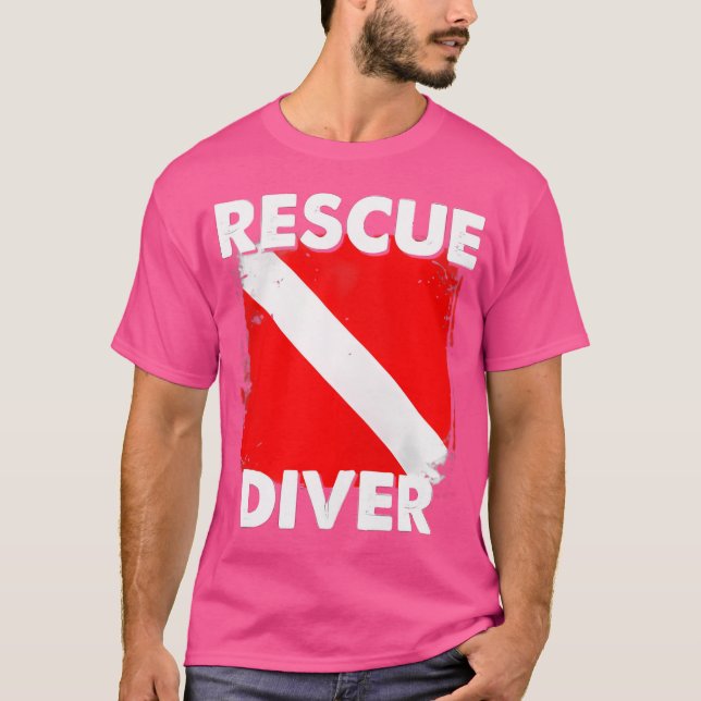 Instruktioner för dykare för dykare i Studenter-Rä T Shirt (Framsida)