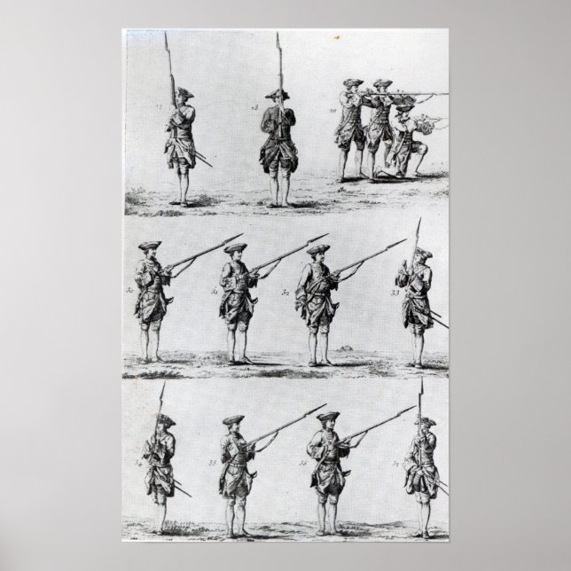 Instruktioner för en Bayonet-övning Poster (Framsidan)