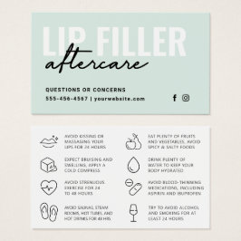 Instruktioner för fyllning av Färg-fyllning efter Visitkort