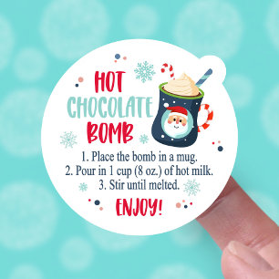 Instruktioner för hett Kakaobumber Cute Chocolate  Klistermärken