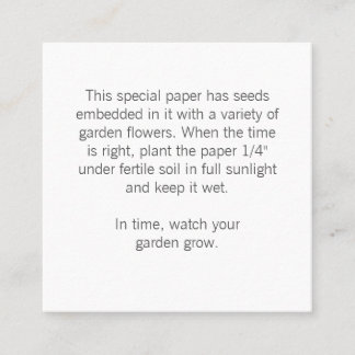 Instruktioner för Märkre Fyrkantigt Visitkort