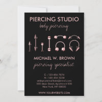 Instruktioner för Piercing Care Aftercare Tips
