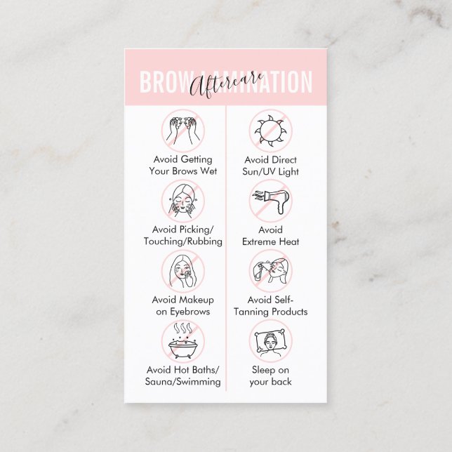 Instruktioner för radlaminering för akutvård visitkort (Baksida)