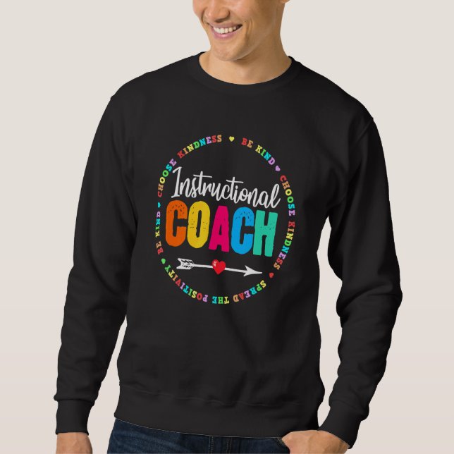 Instruktionerad coach Crew Back to school Matching Lång Ärmad Tröja (Framsida)
