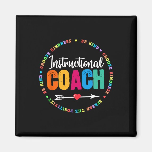 Instruktionerad coach Crew Back to school Matching Magnet (Framsidan)